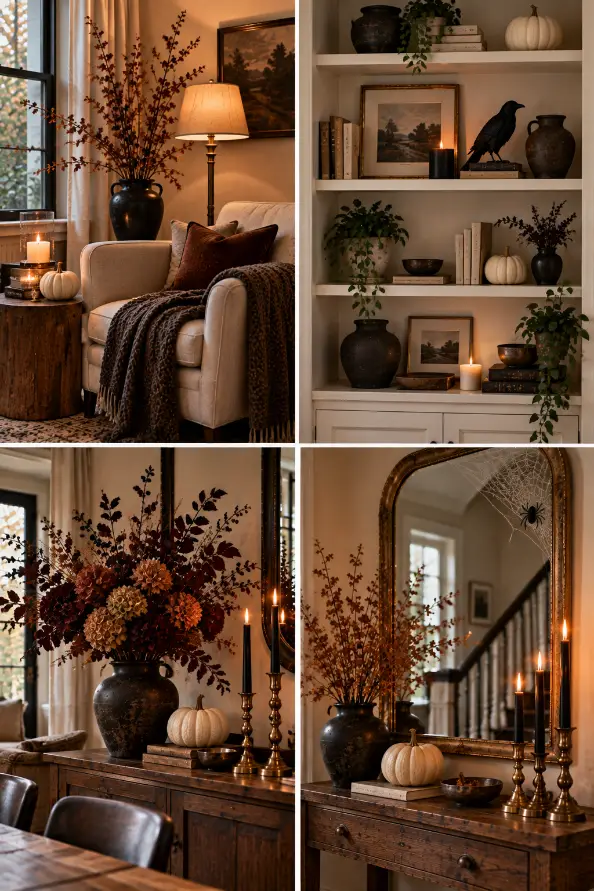Elegant Fall & Halloween Home Decor Ideas