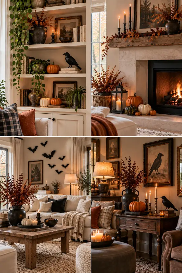 4 Stylish Halloween Living Room Decor Ideas