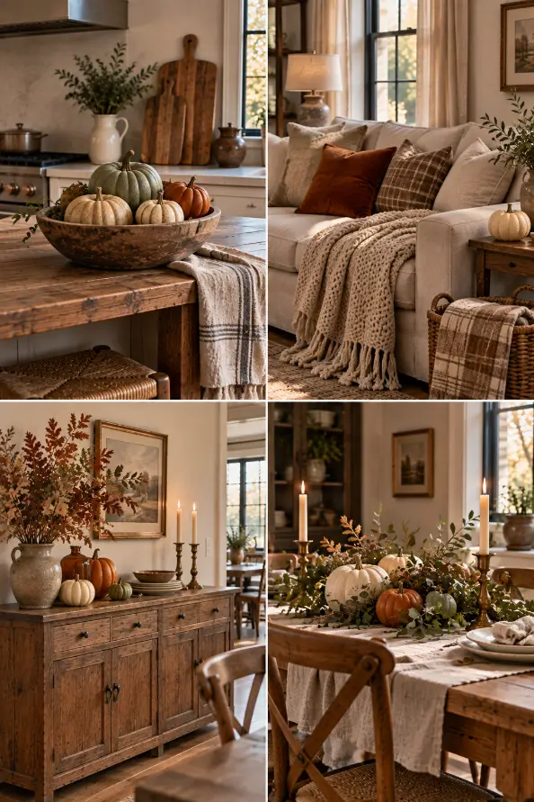4 Warm & Natural Thanksgiving Decorating Ideas