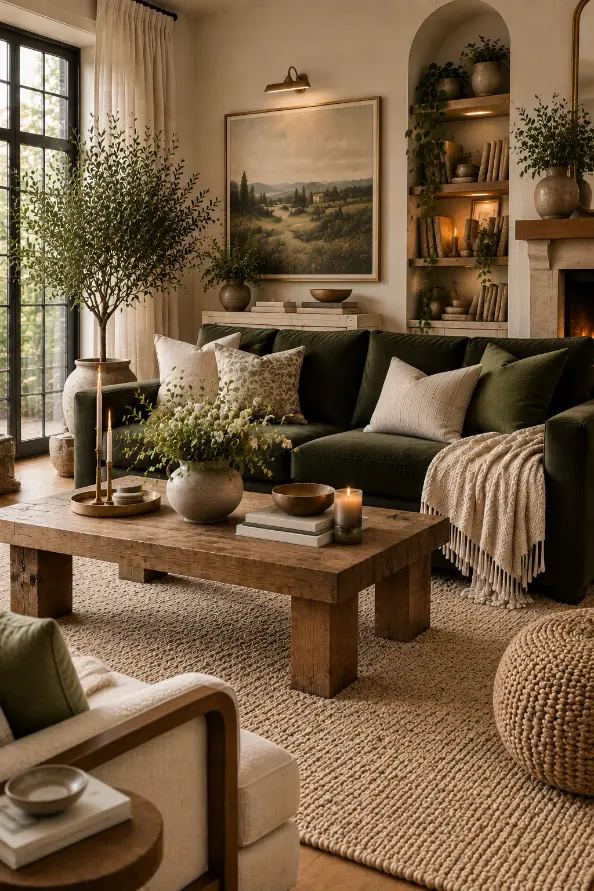 Black Sofa With Colorful Pillow Ideas