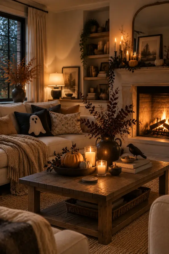 Cozy Candlelight Halloween Decor Ideas for Home