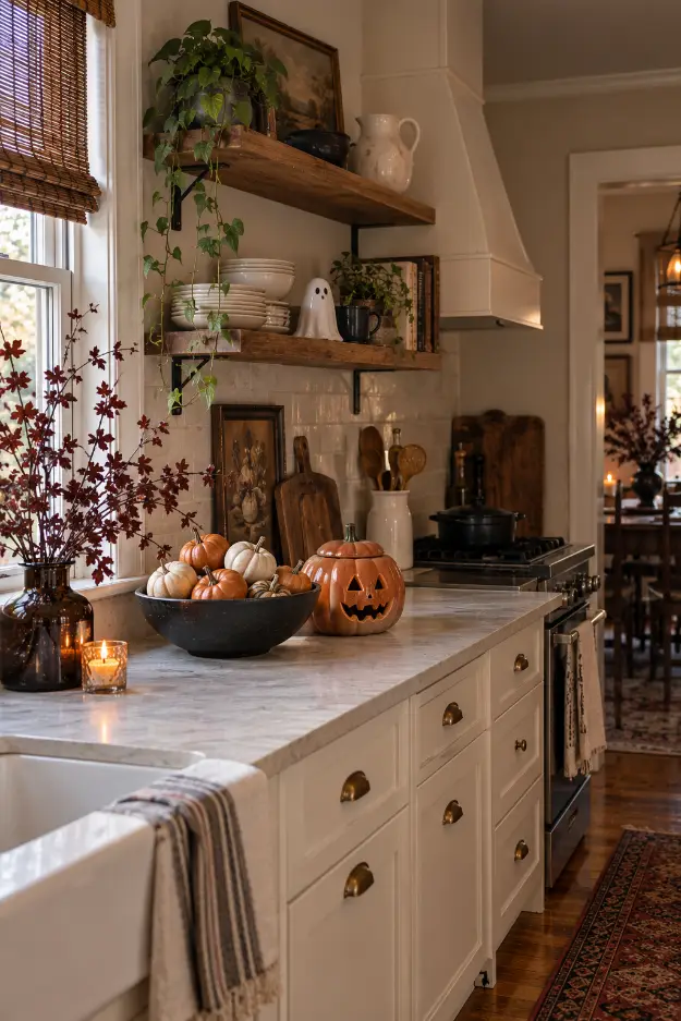 Cozy Halloween Kitchen Decor Ideas