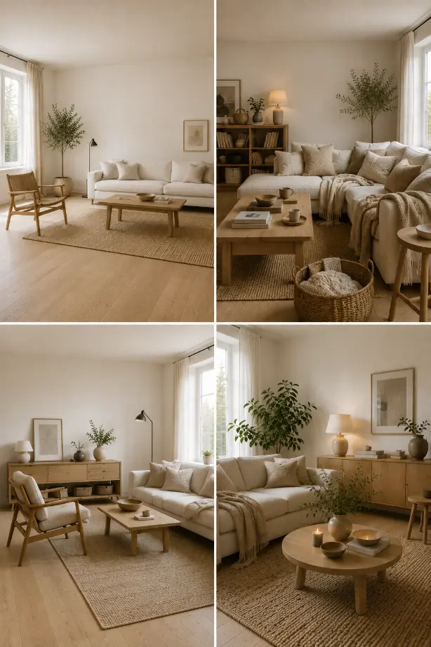 Cozy Scandinavian Living Room Ideas With a Comfortable Sofa