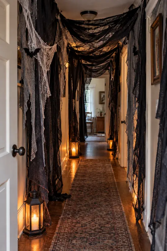 DIY Haunted House Tunnel for a Halloween Party