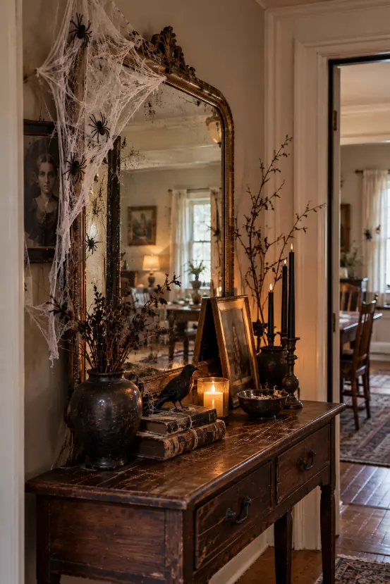 DIY Haunted Mirror Halloween Decoration