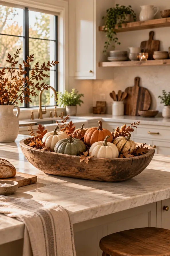 Easy Mini Pumpkin Thanksgiving Centerpiece