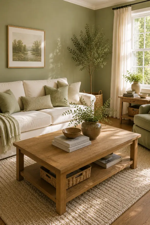 English Cottage Pastel Living Room Ideas