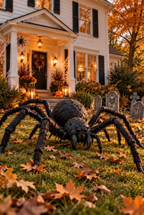 Giant Spider Front Yard Halloween Decor