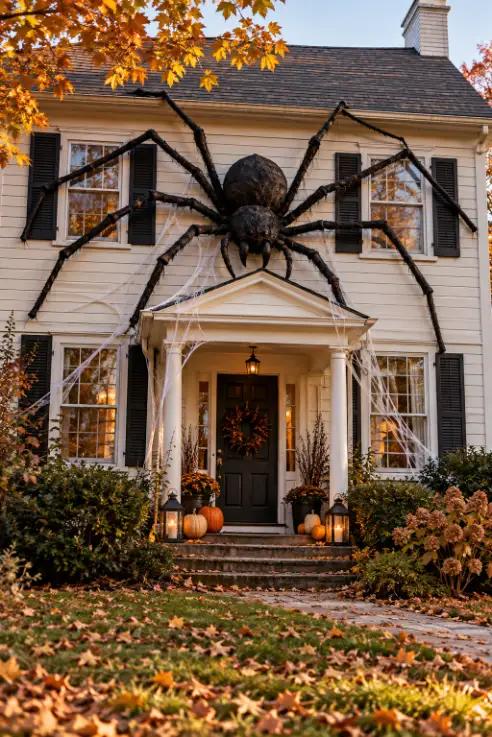Giant Spider Halloween House Decoration