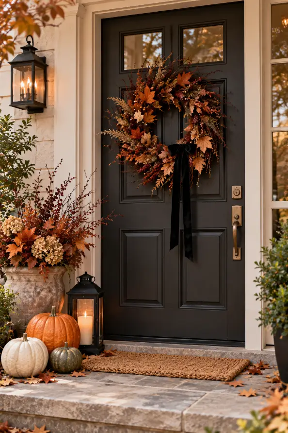 Halloween Front Door Wreath Ideas