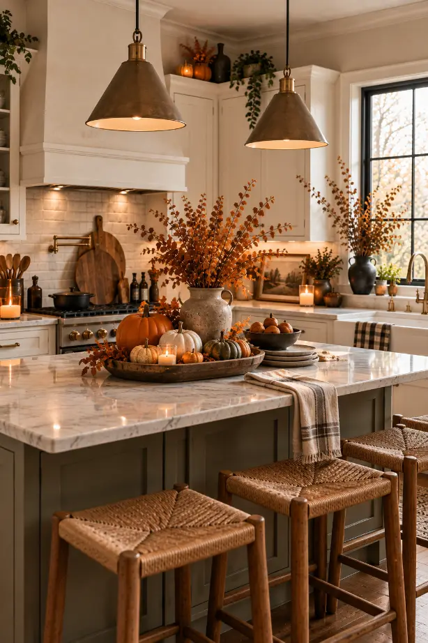 Halloween Kitchen Island Decor Ideas