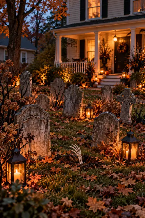 Haunted Front Porch Halloween Decor Ideas