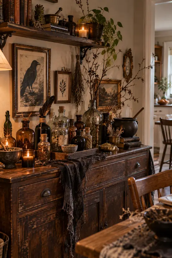Homemade Haunted Fireplace Decor Ideas