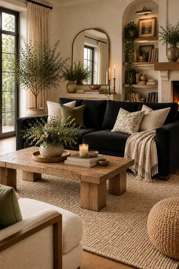 Modern Black and Gray Living Room Ideas