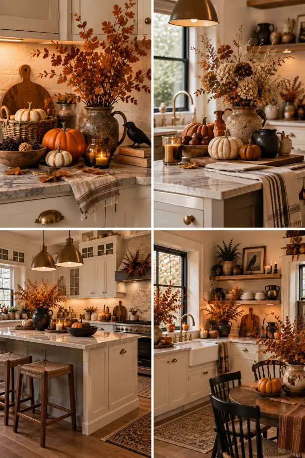 Natural Halloween Kitchen Decor Ideas
