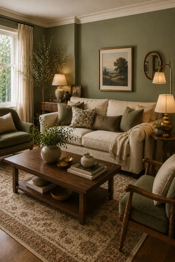 Sage Green Living Room Ideas