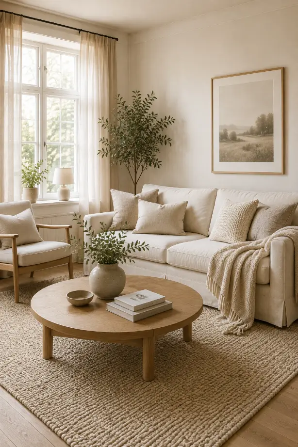 Scandinavian Living Room Ideas With a Soft Neutral Base