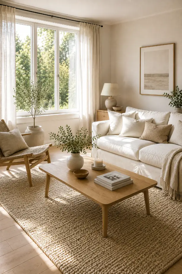 Scandinavian Living Room Ideas for Bright Natural Light