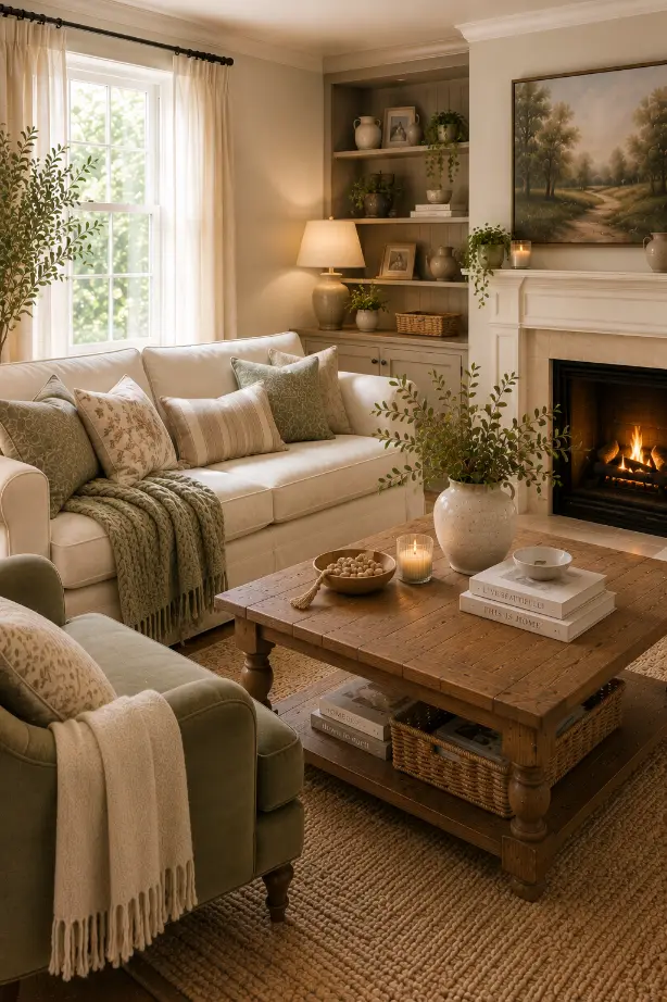 Vintage Pastel Living Room Ideas