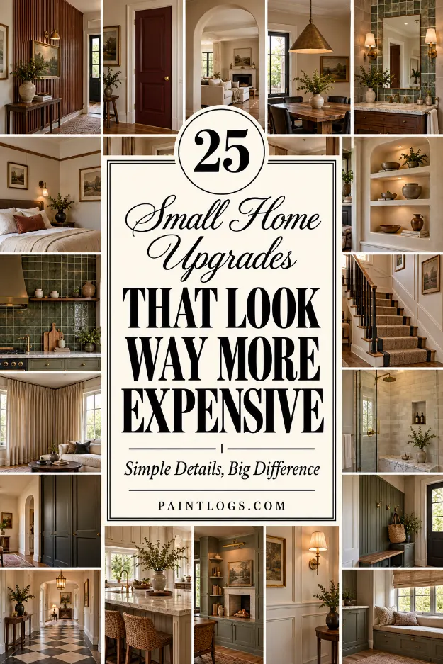25 Small Home Upgrades Editorial Collage