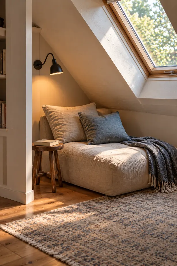 Cozy Attic Reading Nook