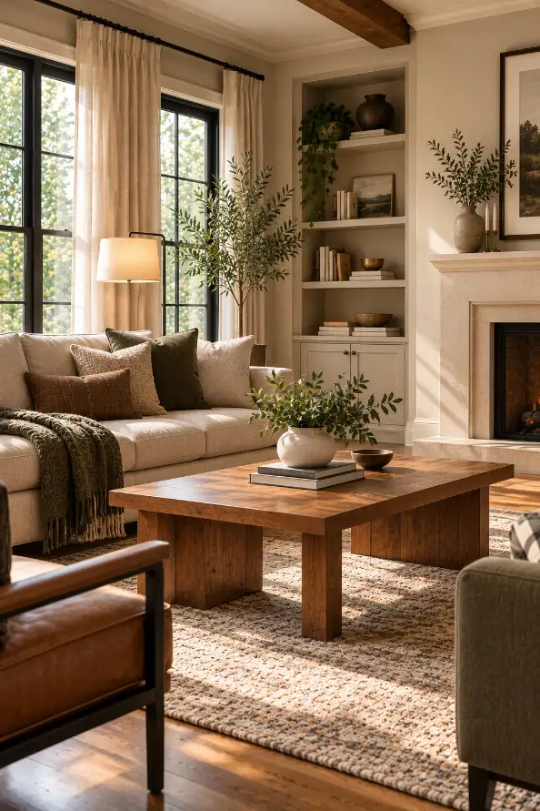 Cozy Modern Farmhouse Living Room