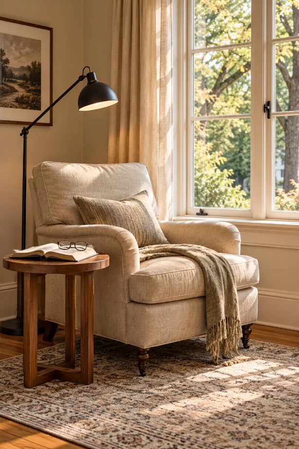 Cozy Window Reading Nook