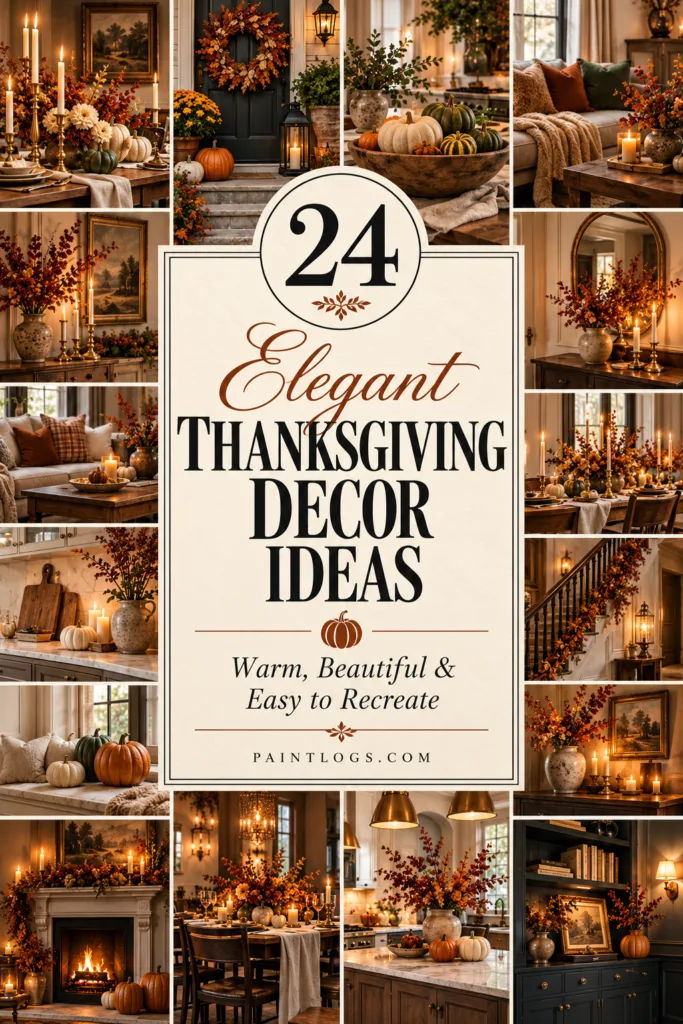 Elegant Thanksgiving Decor Ideas