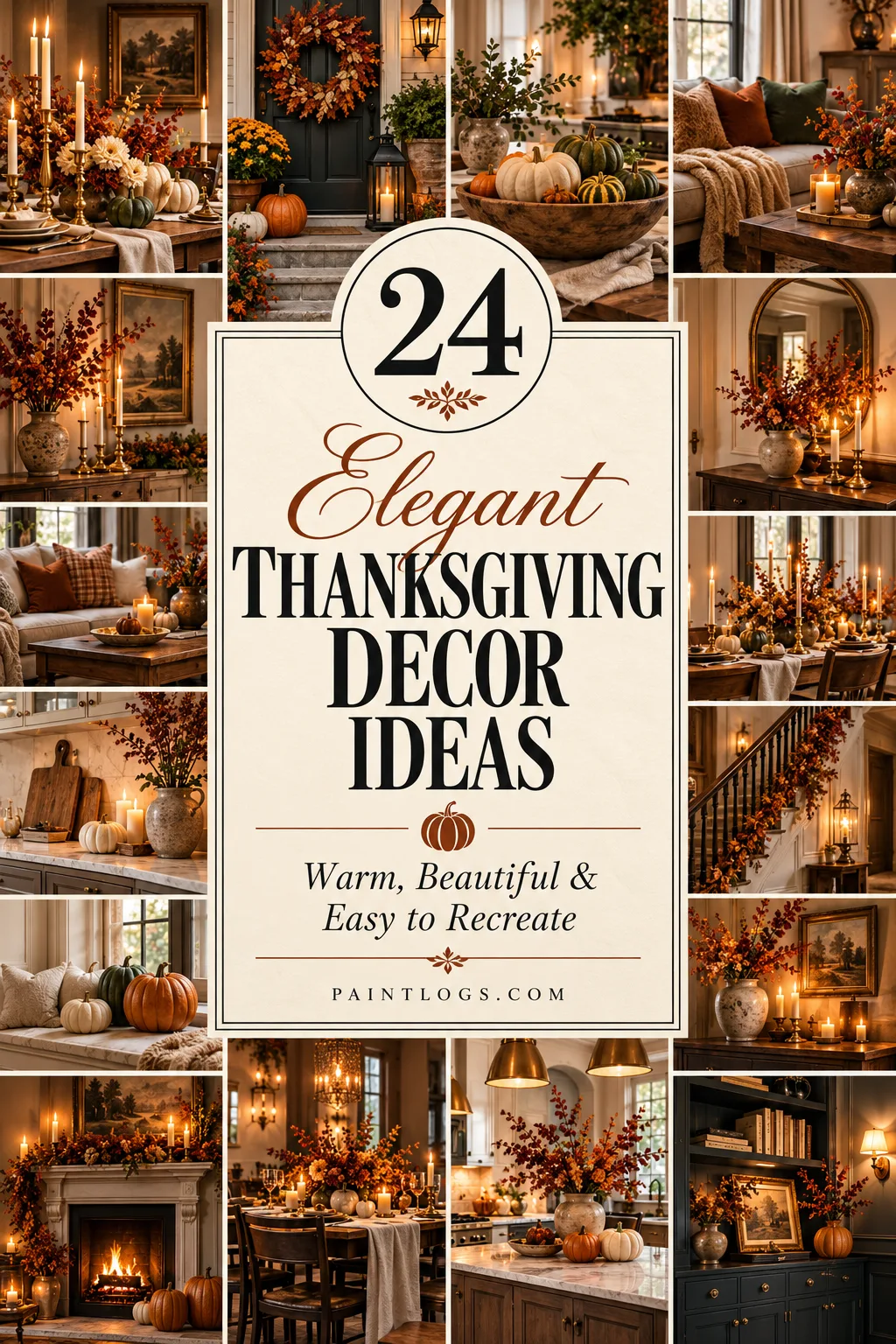 Elegant Thanksgiving Decor Ideas
