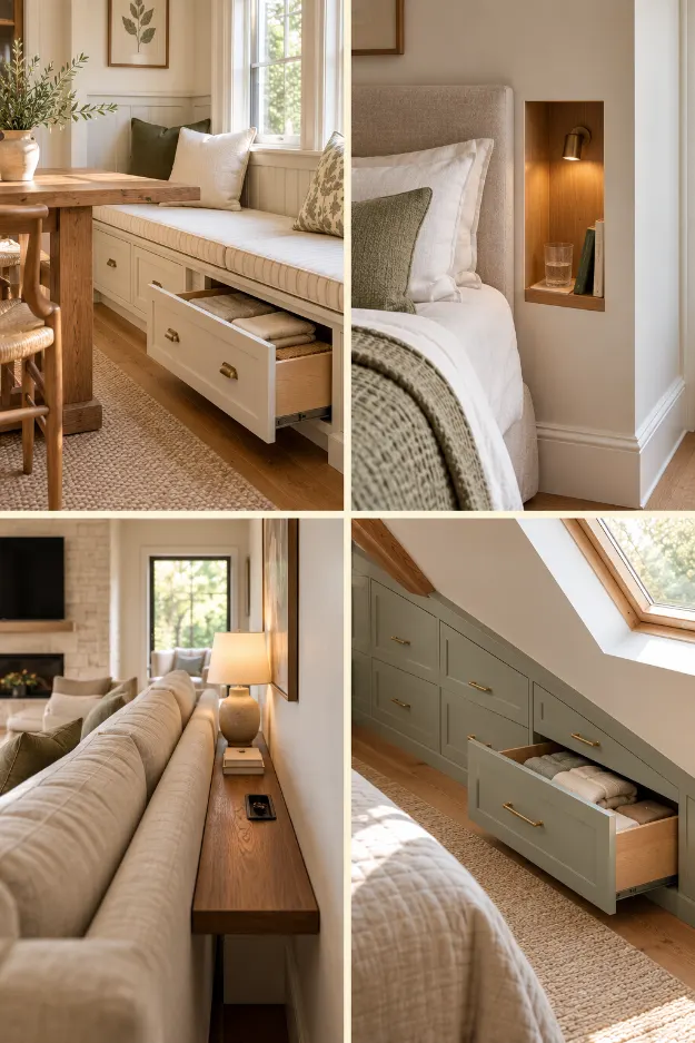 Smart Storage in Cozy Interiors