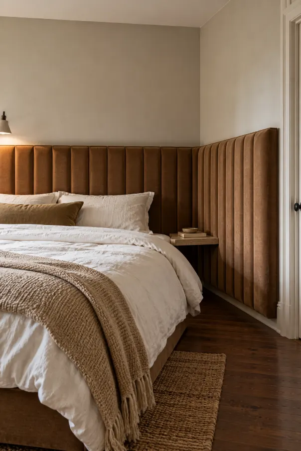 Warm Minimalist Bedroom Retreat