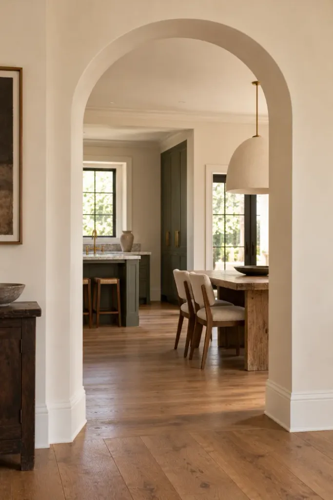 Warm Rustic Archway Interior