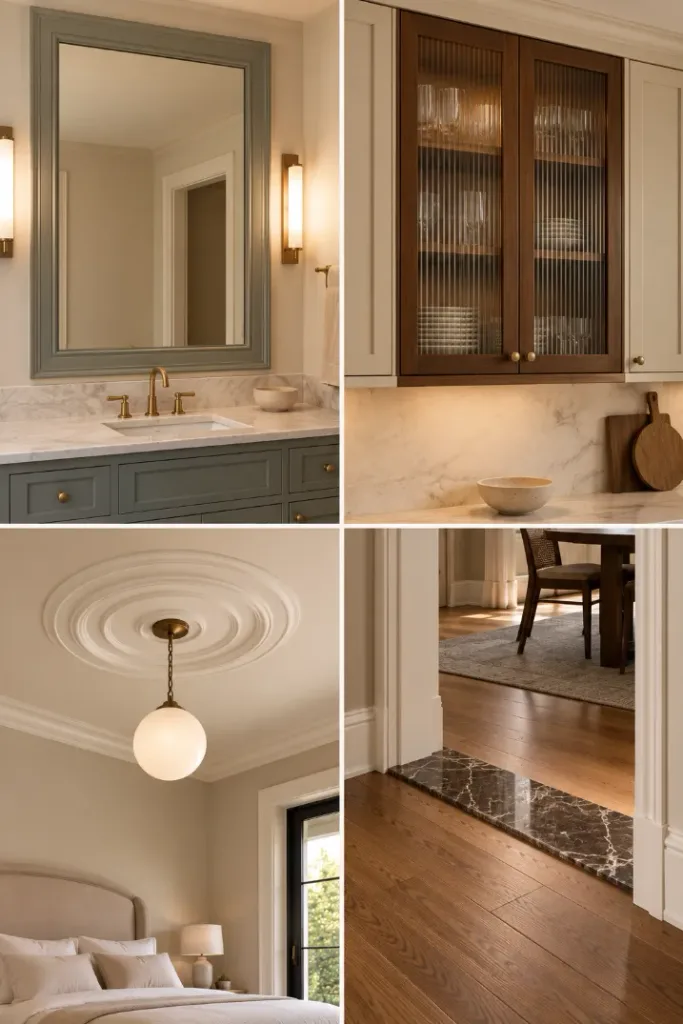 Warm Traditional Interiors Moodboard